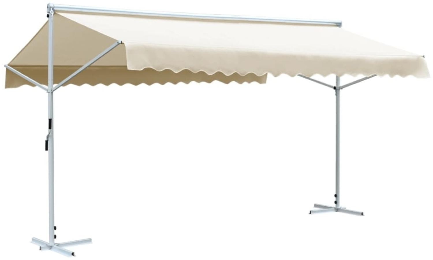 vidaXL Freistehende Markise 600x300 cm Creme 145884 Bild 1