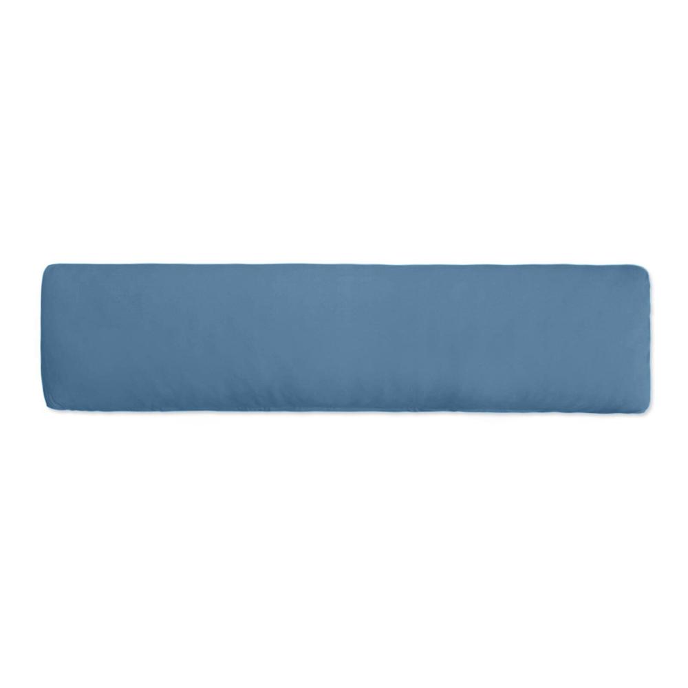 Traumschlaf Basic Single Jersey Kissenbezug|40x140 cm für Seitenschläferkissen| blau Bild 1