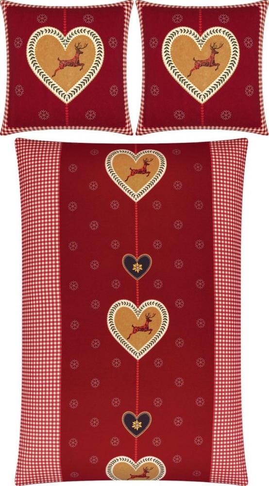 Kaeppel Bettwäsche Bettwäsche, Biber, Karo Bild 1