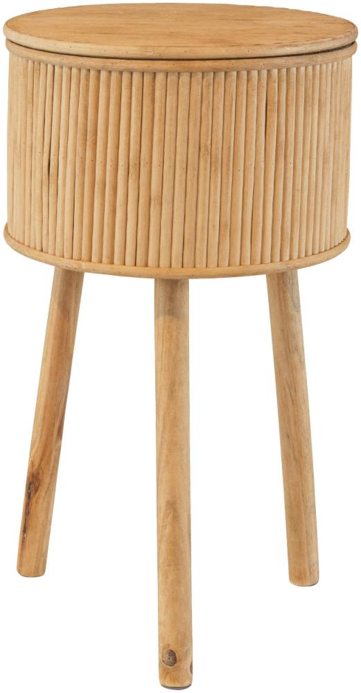 KidsDepot Mylla Rattan Tisch Holz natur Bild 1