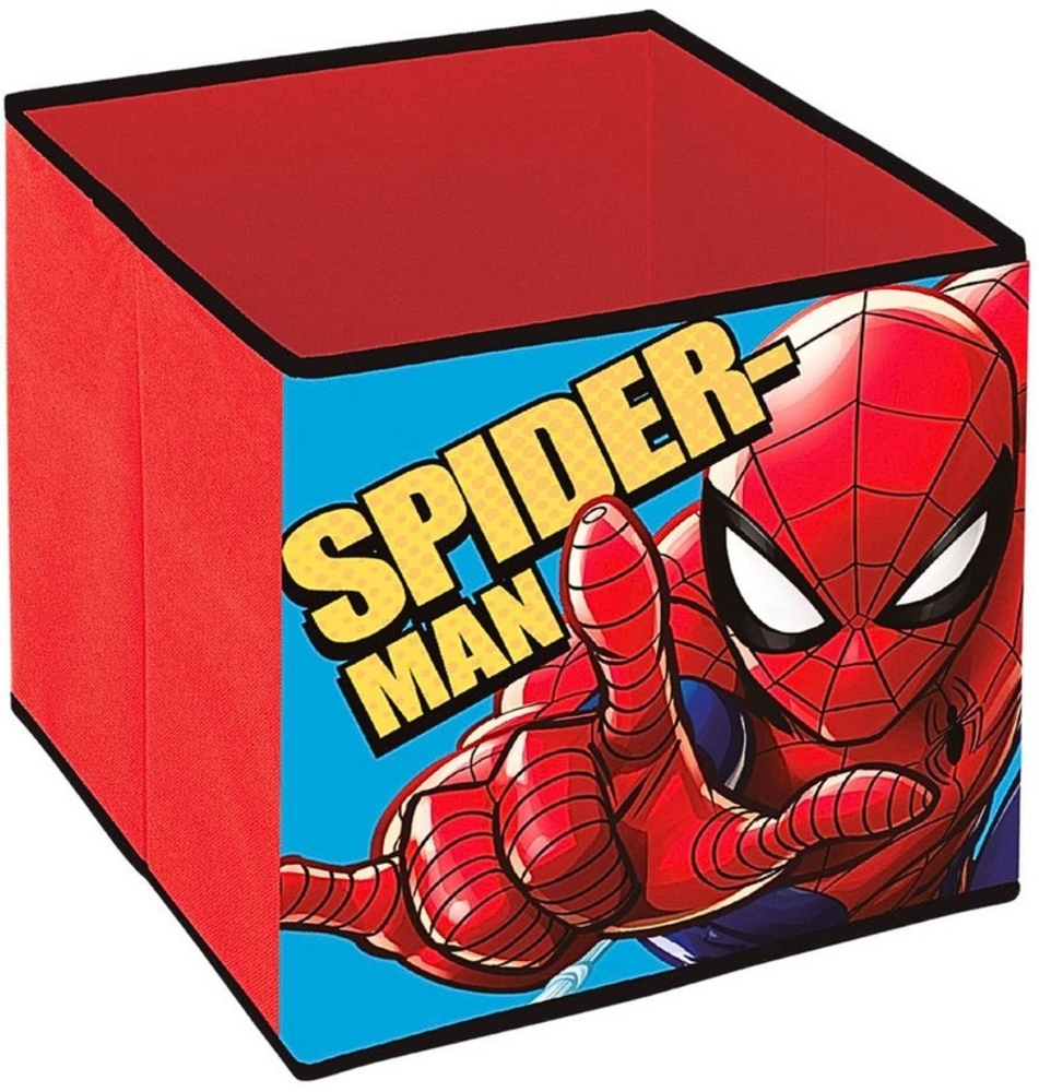 Spiderman Aufbewahrungsbox Marvel, Faltbare Spielzeugbox für Würfelregale 31x31x31 cm Bild 1