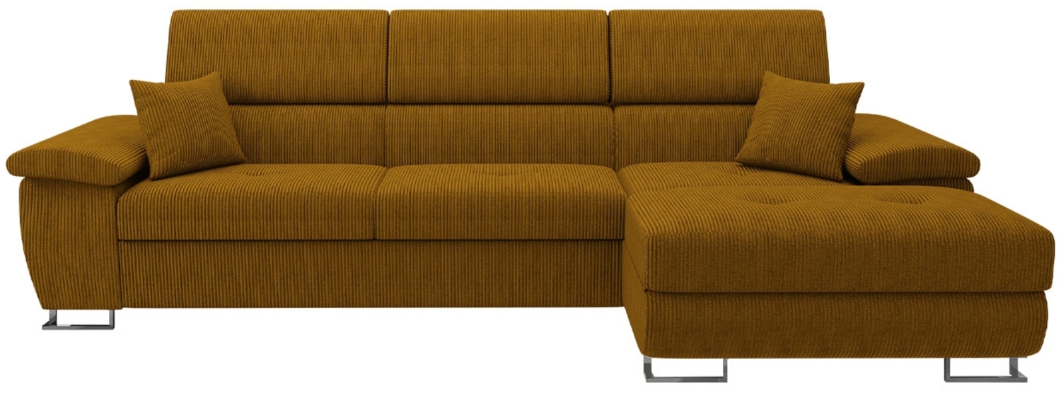 Ecksofa Cotere Mini Cord (Farbe: Poso 01, Seite: Rechts) Bild 1