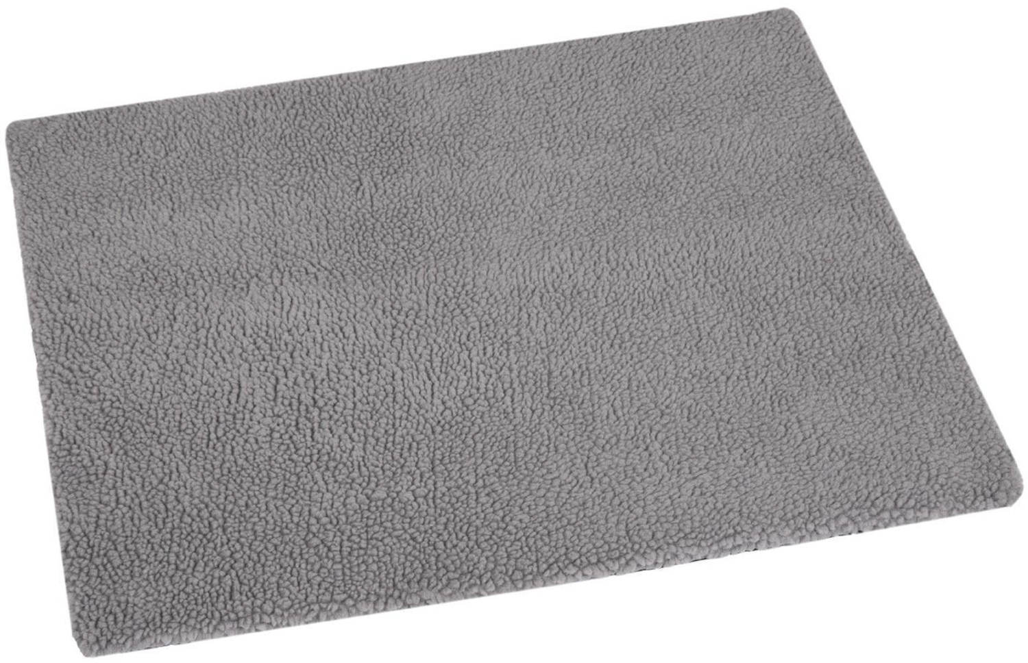 Selbstheizende Tierdecke ( Grau / 50x60cm ) - ÖKO TEX 100 - mit Reissverschluss, thermoisolierende, kuschelig weiche, waschbare Haustierdecke Bild 1