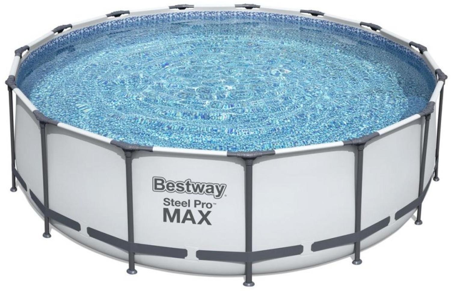 Bestway Frame Pool Steel Pro Set 457 x 122 cm Bild 1