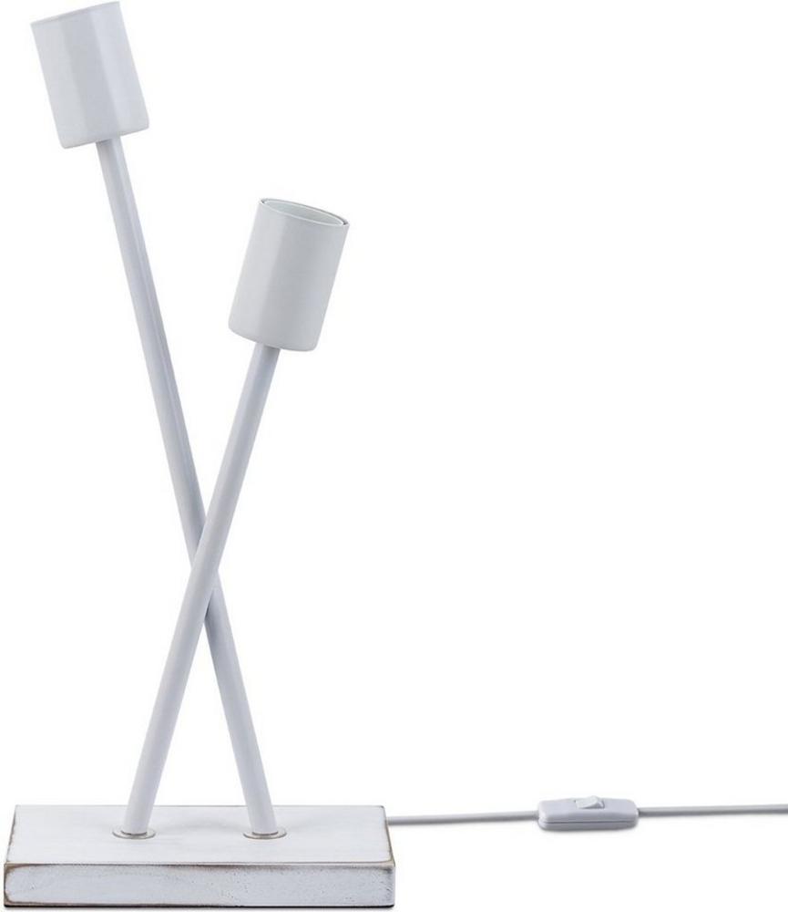 Paco Home Tischleuchte IKS, ohne Leuchtmittel, Stehlampe LED Lampe Wohnzimmer Vintage Retro Industrial Design E27 Bild 1