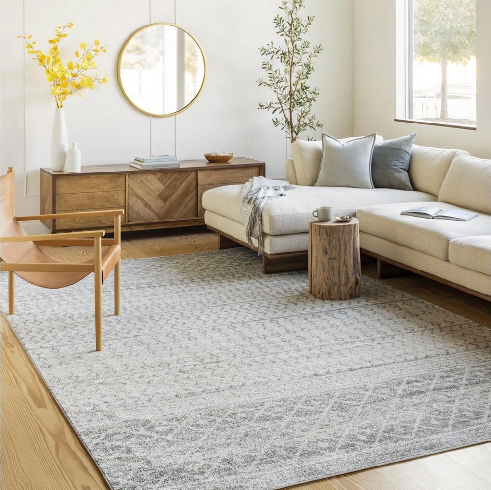 Surya MILA Teppich Grau 120 cm 170 cm 120x170 cm Bild 1