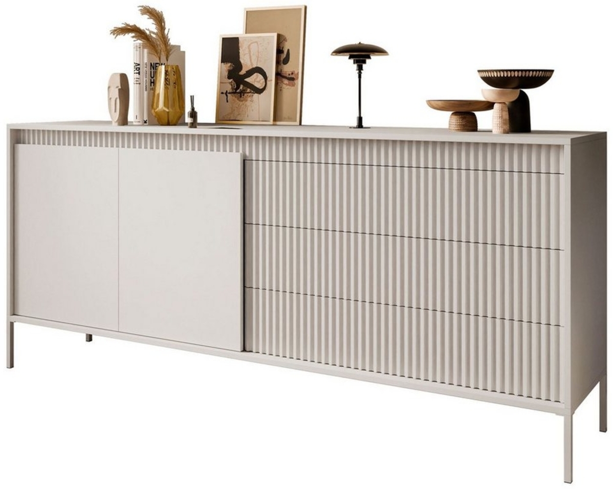 Lookway Kommode YASUMI 2D3S Sideboard mit 2 Türen und 3 Schubladen (1x Kommode), Breite: 187,1 Bild 1