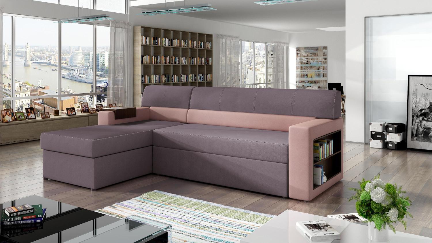 Wohnideebilder Rico Lila Ecksofas & Eckcouches R18 Bild 1