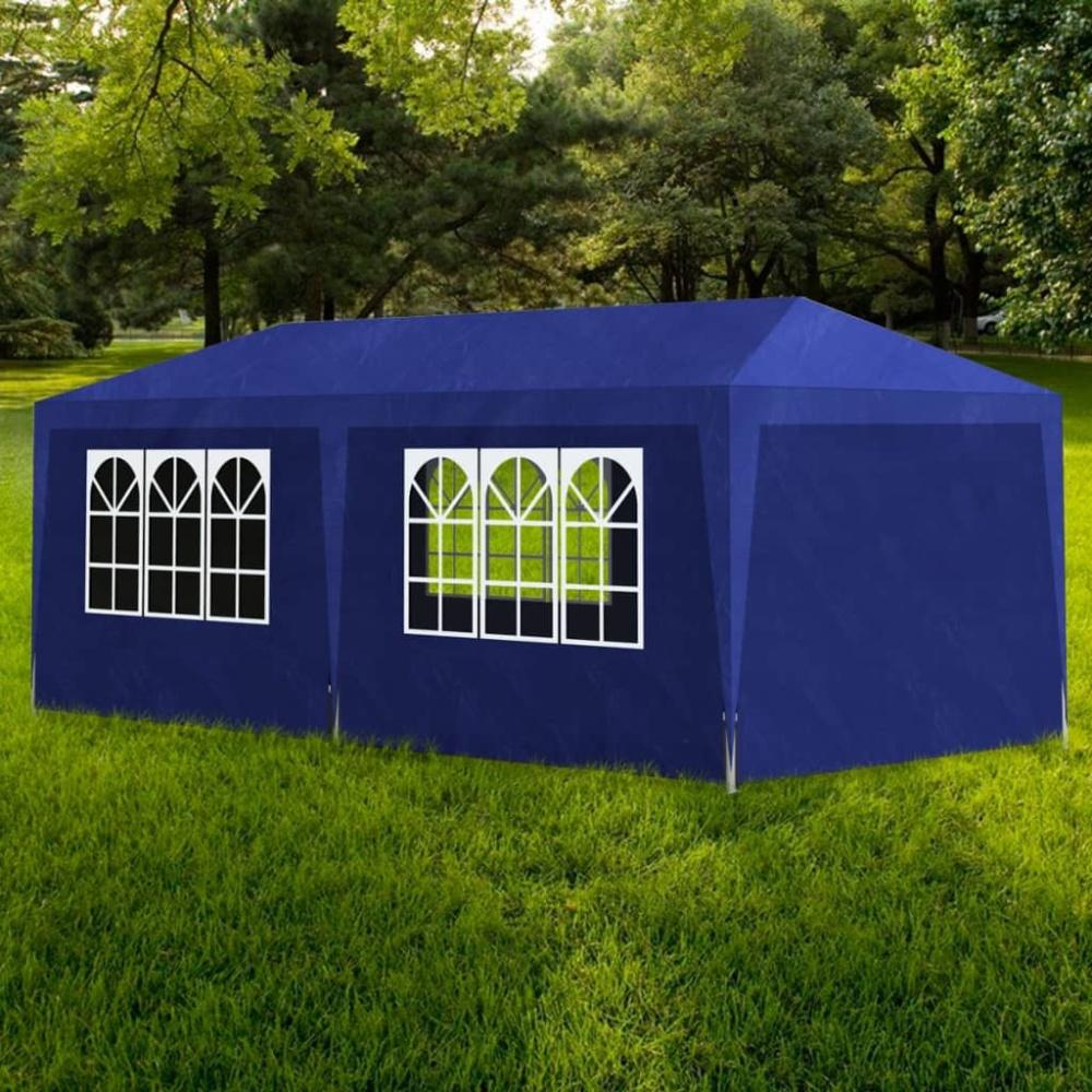 vidaXL Partyzelt 3x6 m Blau 90337 Bild 1