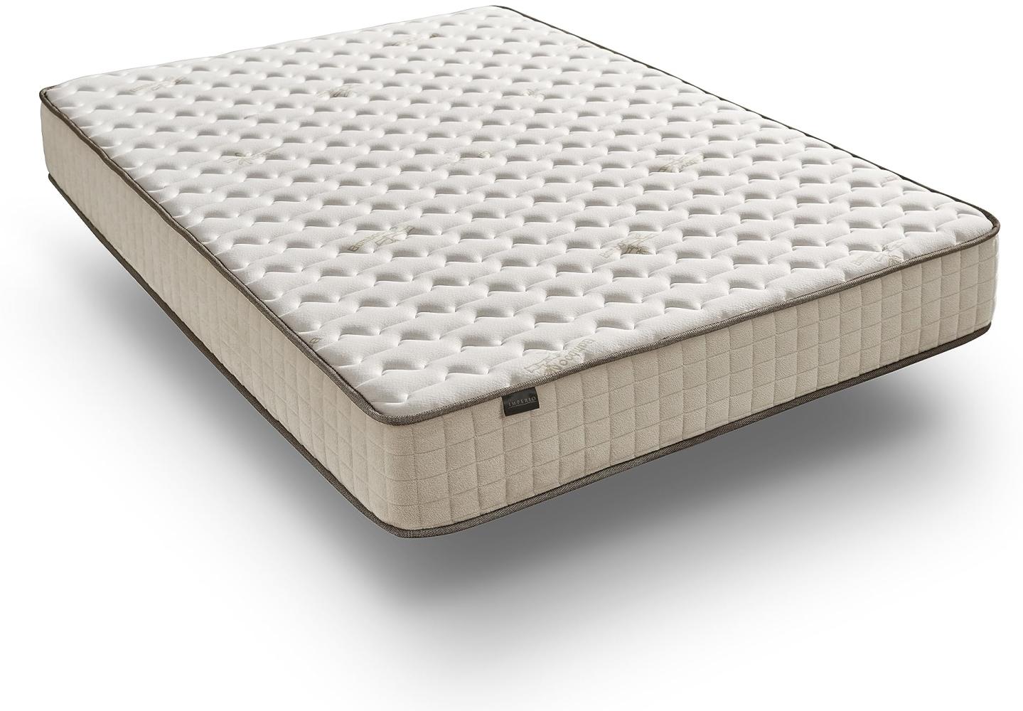 IKON SLEEP Bio-Speicher-Viskogel Matratze mit Gelpartikeln, Memory-Schaum Viskoelastisches Gel Stretch-Gewebe aus Bambus Ultraschall-Plattform, Bunt, 105 x 180 cm Bild 1