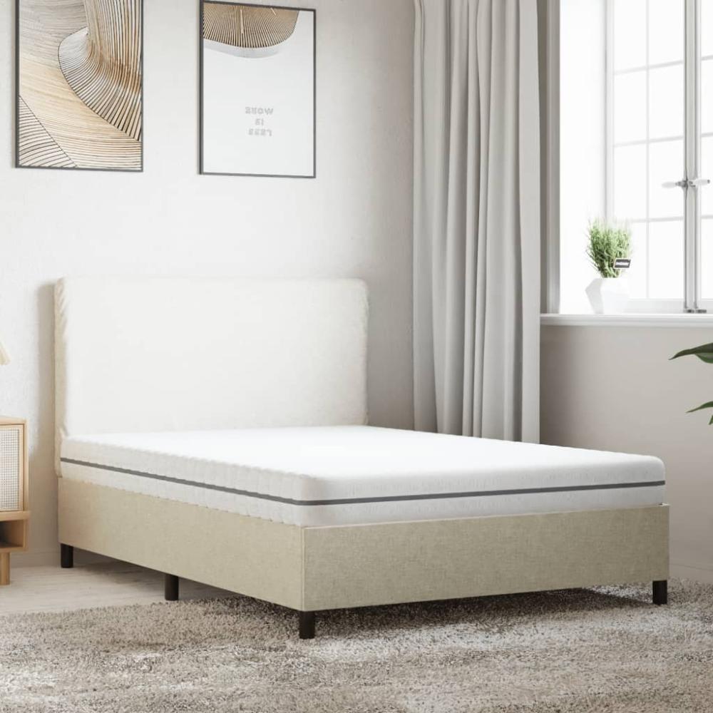 vidaXL Matratze Schaumstoff Mittelweich 140x200 cm 373050 Bild 1