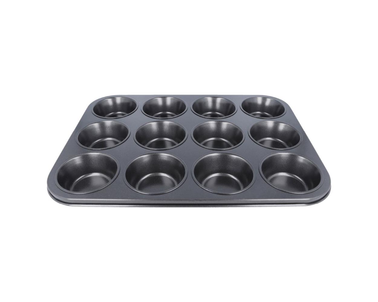 EUROHOME Muffinform Muffinblech 12er Mini Muffins Backform, (1-tlg), Muffinform 12 Muffins - Muffinblech antihaft Bild 1