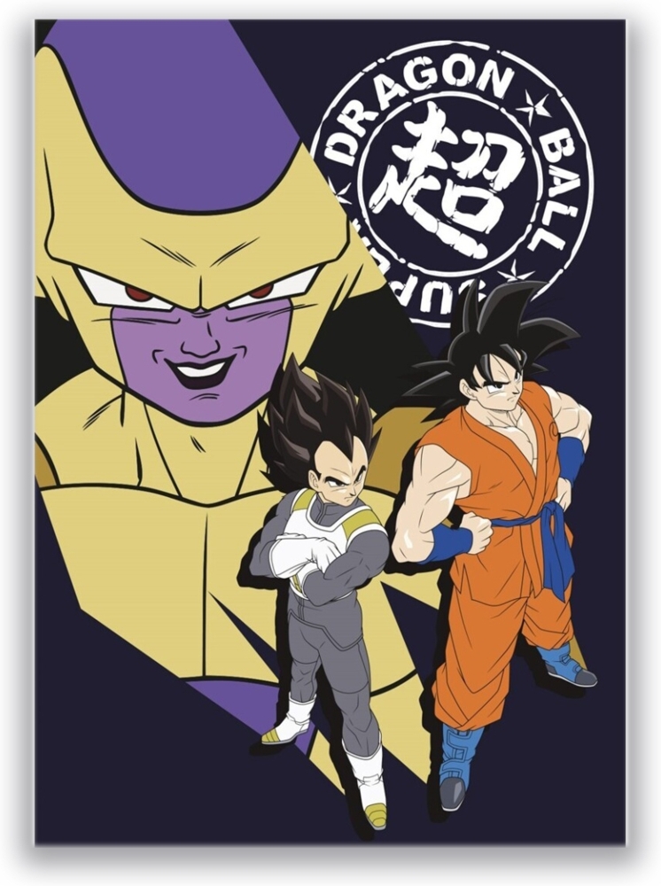Dragon Ball Z Decke Weiche Fleecedecke 100x140 cm für Kinder & Erwachsene Bild 1