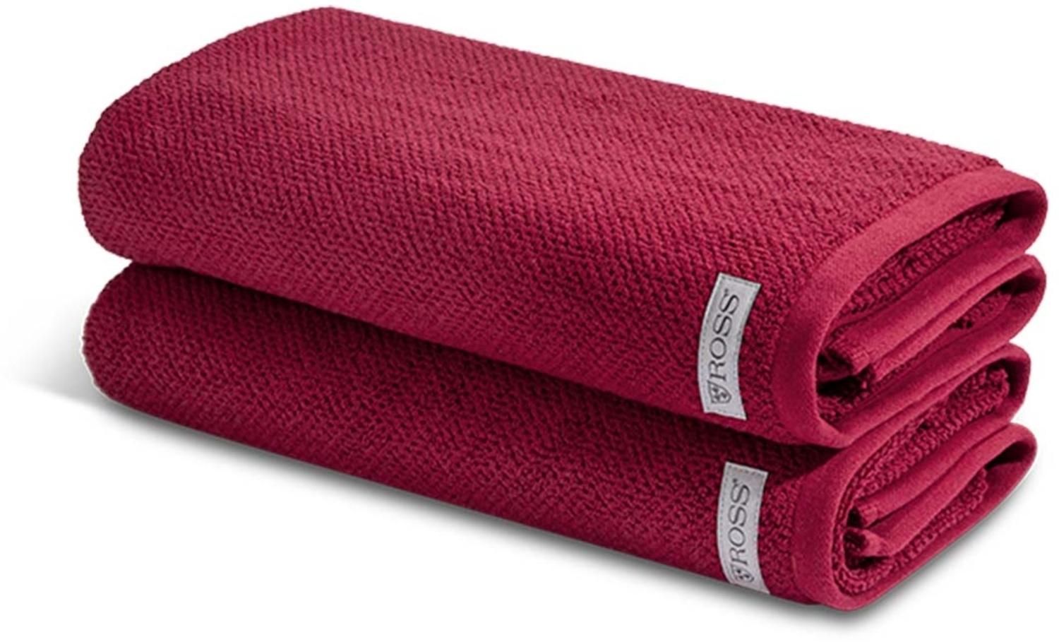 Ross Selection 2 tlg. Frottier-Set - 2 X Duschtuch (70 X 140cm) - 540 g/m2 - Rubin Bild 1