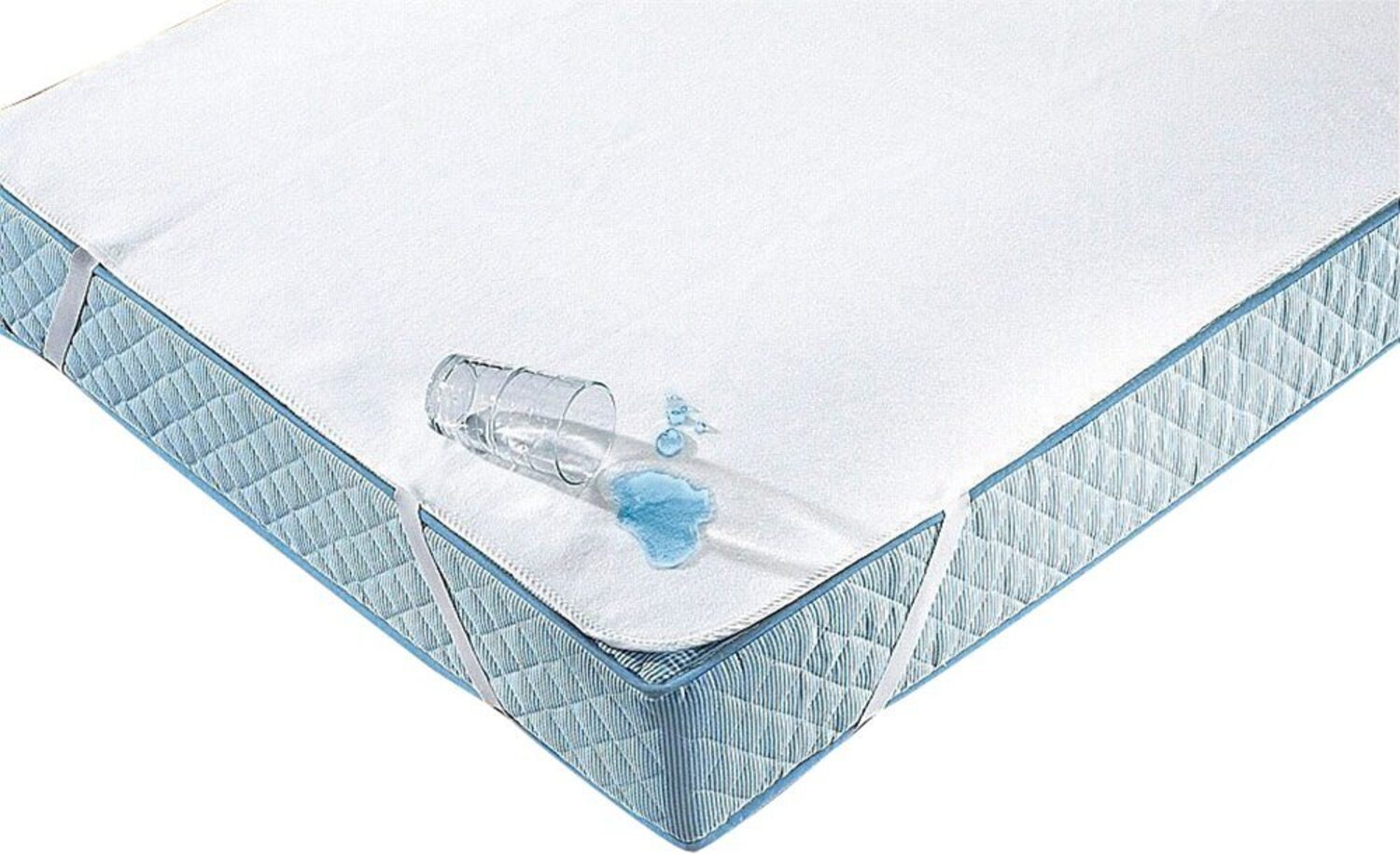 Matratzenauflage Protect & Care, 70x140, 90x200 cm und weiteren Größen, wasserdicht Dormisette Protect & Care, Auflage, Allergiker geeignet (Hausstauballergiker) Bild 1