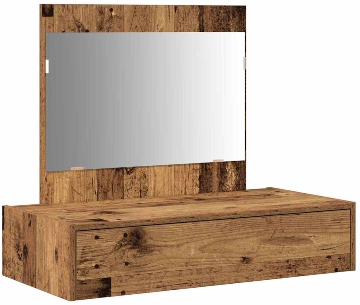 vidaXL Schminktisch mit Schubladen Braun 83 x 40 x 70 cm Holzwerkstoff 865206 Bild 1