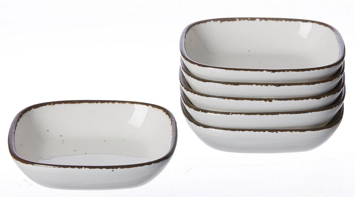 Ritzenhoff & Breker Casa Dipschalen-Set ø 10 cm 6-teilig beige - DS Bild 1