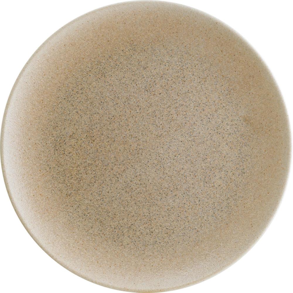 6x Frühstücksteller Geschirr kleiner Teller flach 17cm Porzellan Sand Beige Elfenbein Bonna Luca Salmon Gourmet Bild 1