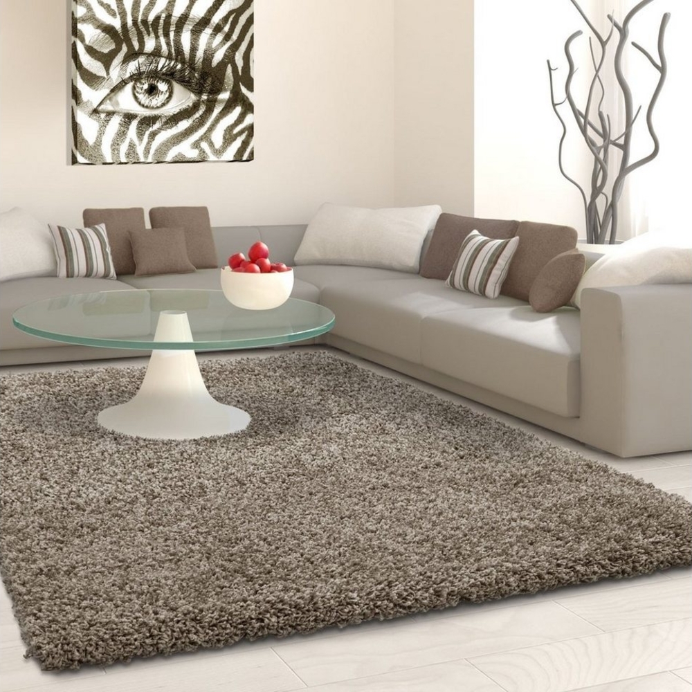 Shaggy Teppich LIFE TAUPE 200 X 290cm Rechteck Bild 1