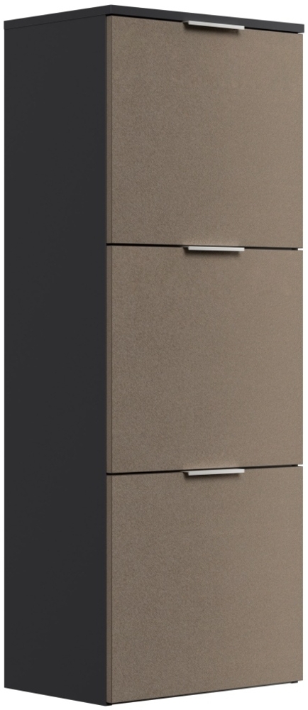 Schuhschrank Domus-L 3 Klappen 12 Paar Schuhe Sand : Sand / Grafit Bild 1