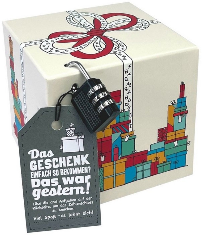 SURPRISA Geschenkbox Rätselbox, Personalisierte Geschenkideen / Das Geschenk einfach so - war gestern! Bild 1