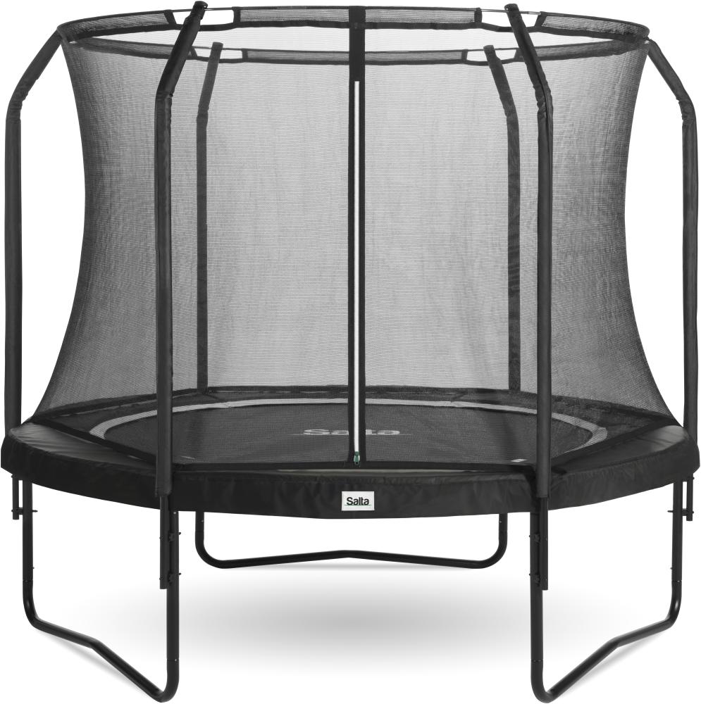 Salta 'Premium Black Edition' Trampolin inkl. Sicherheitsnetz, rund, Stahl schwarz, Ø213 cm Bild 1