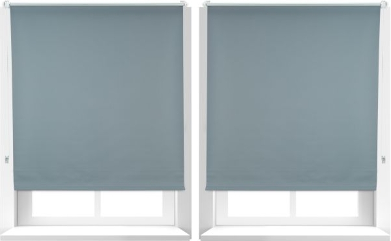 2 x Verdunkelungsrollo grau 110x160 cm 10023032 Bild 1