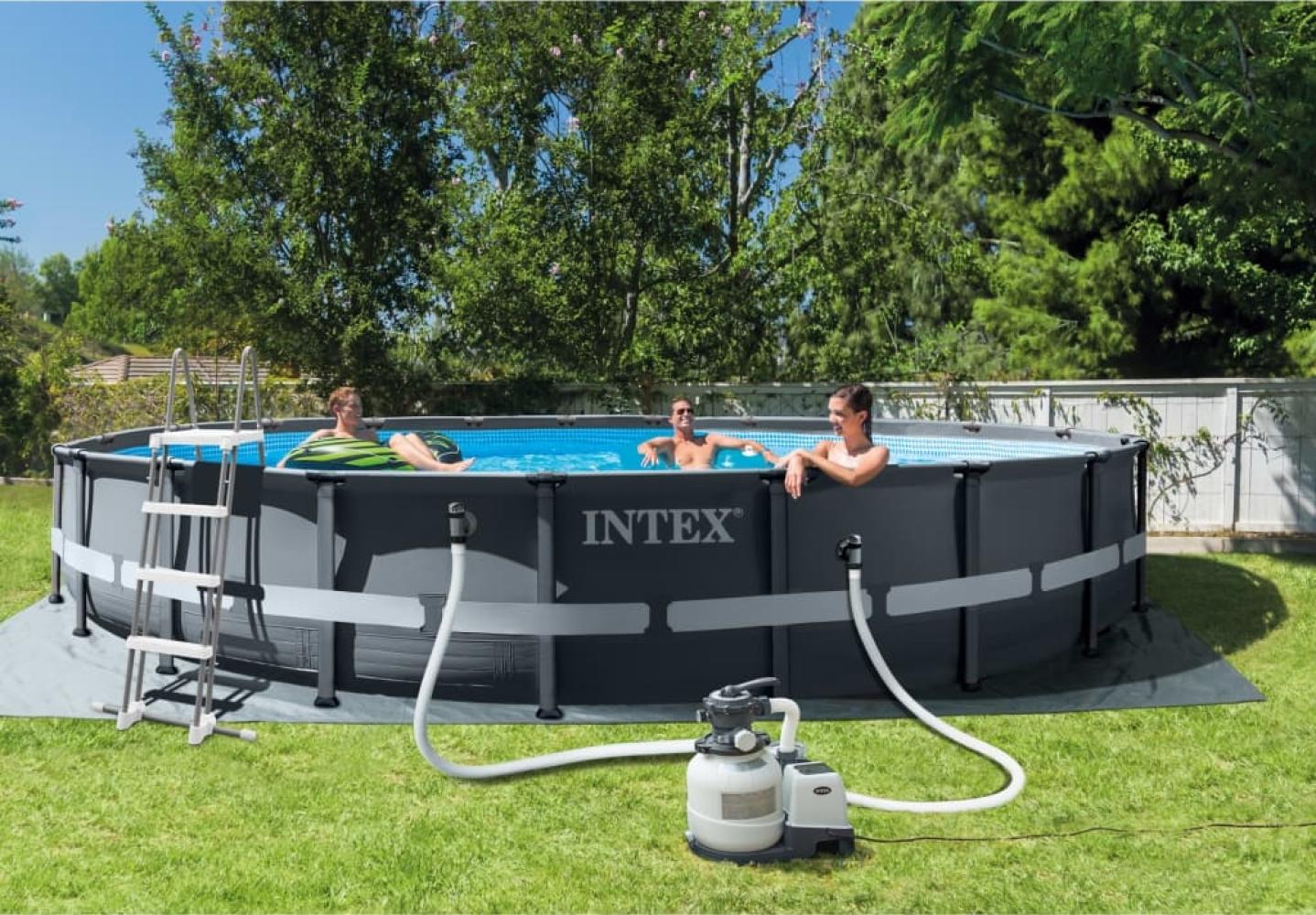 Intex Ultra XTR Frame Swimmingpool-Set Rund 610x122 cm 92523 Bild 1