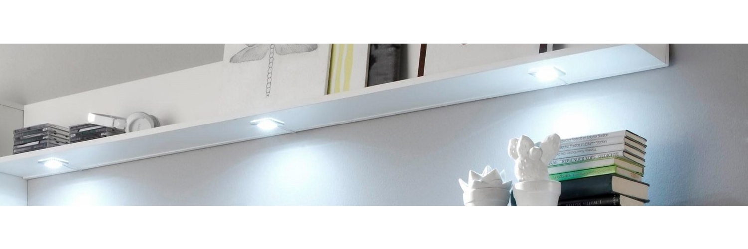 trendteam LED Unterbauleuchte, LED fest integriert, Kaltweiß, LED Unterbauspots mit kalt-weißem Licht - Mit Fußschalter Bild 1