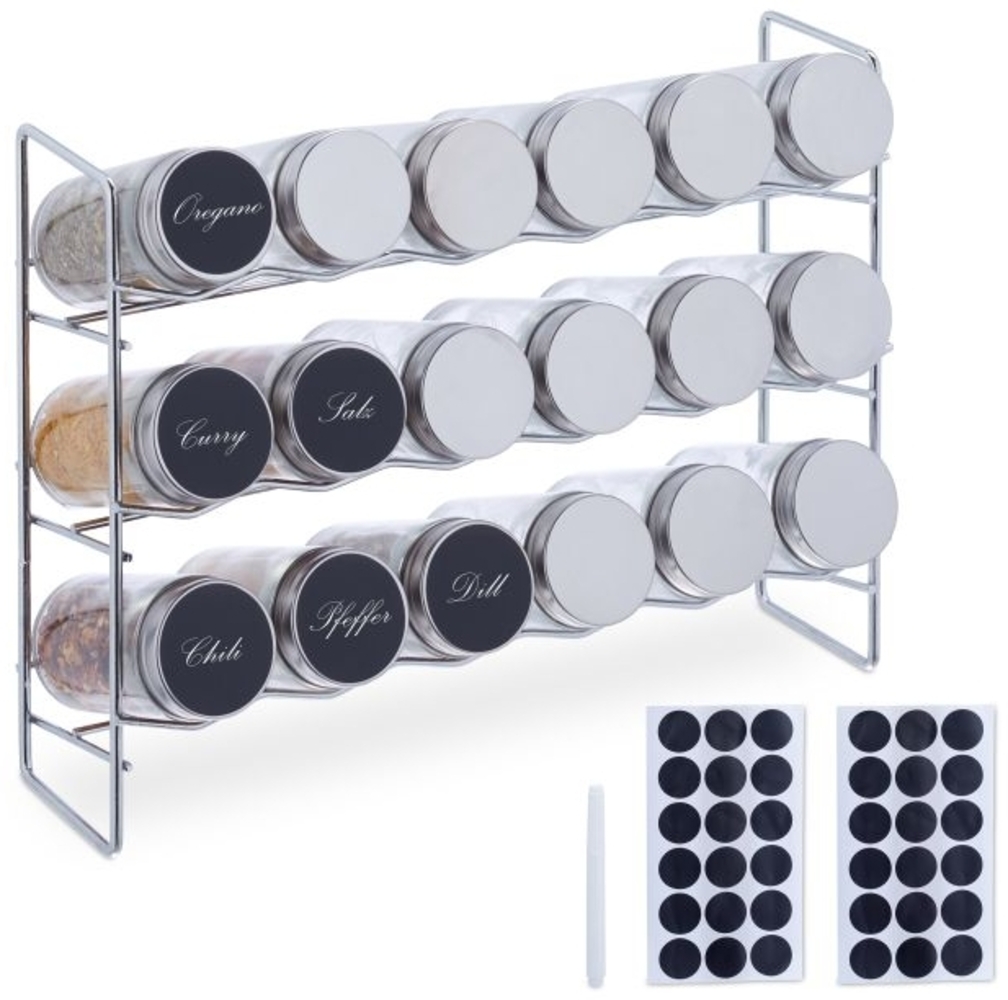 Gewürzregal mit 18 Gewürzgläsern 10042294 Bild 1