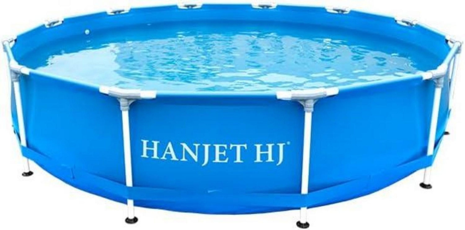 Frame Pool Metallrahmen Planschbecken Schwimmbecken Blau Ø366x76cm Bild 1