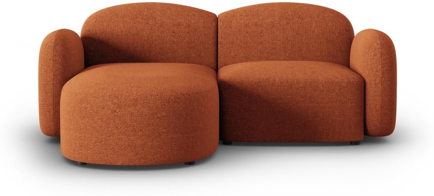 Micadoni Ecksofa Blair 3-Sitzer Links Chenille Terrakotta Melange Bild 1