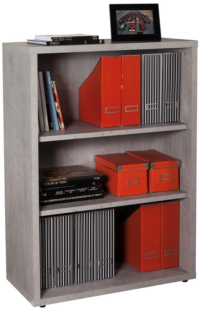Regal Design-Office / Disegno, Holzwerkstoff, Grau, 81 x 119 x 35 cm Bild 1