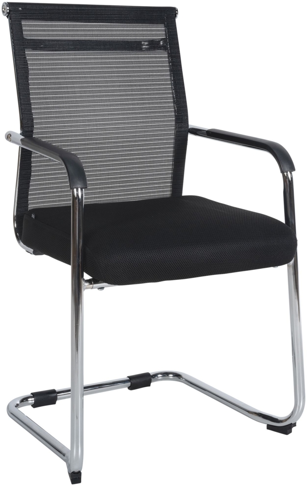 CLP Besucherstuhl Denny Stoff,chrom Bild 1