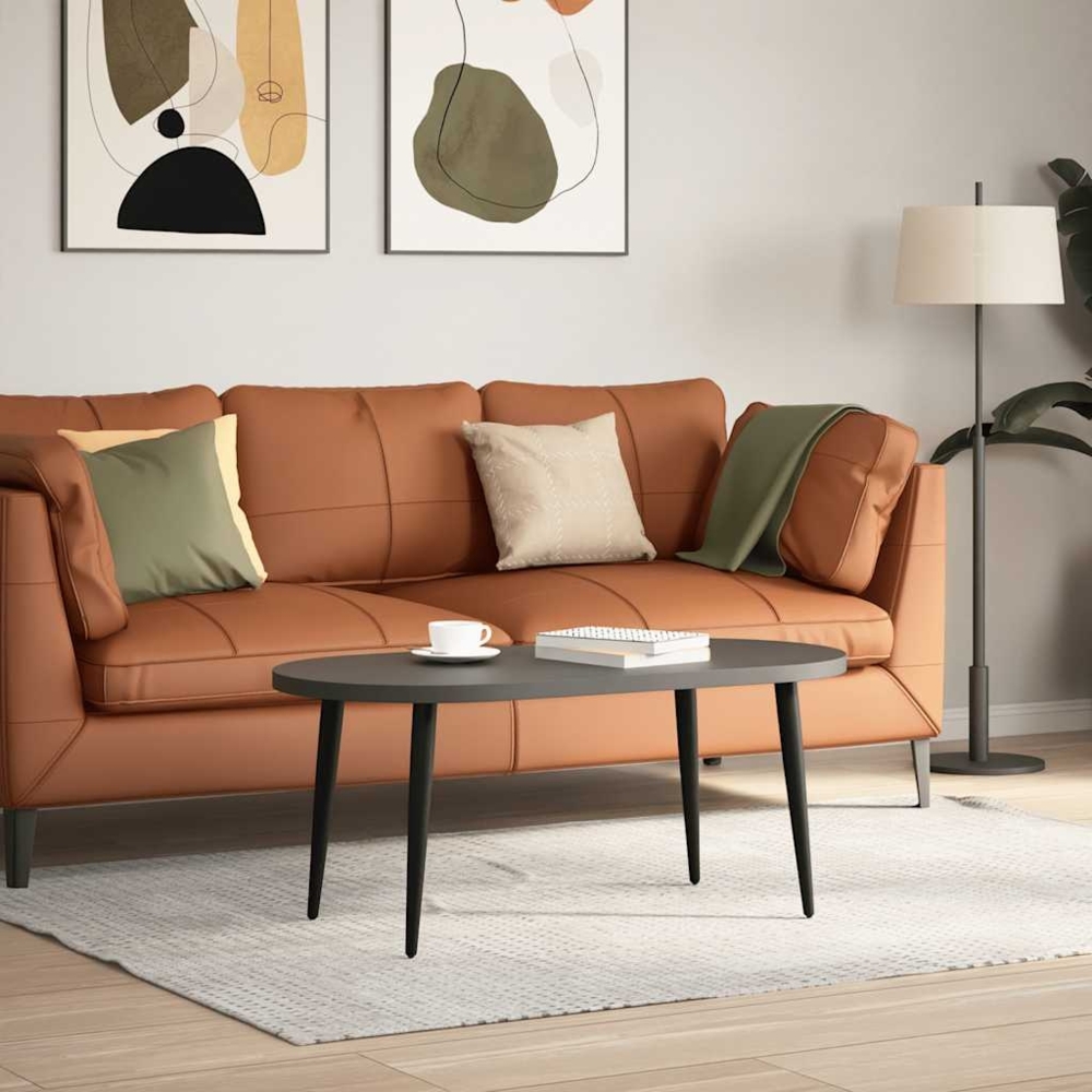 vidaXL Couchtischbeine Konische Form 4 Stk. Schwarz 42-43 cm Stahl 4012512 Bild 1