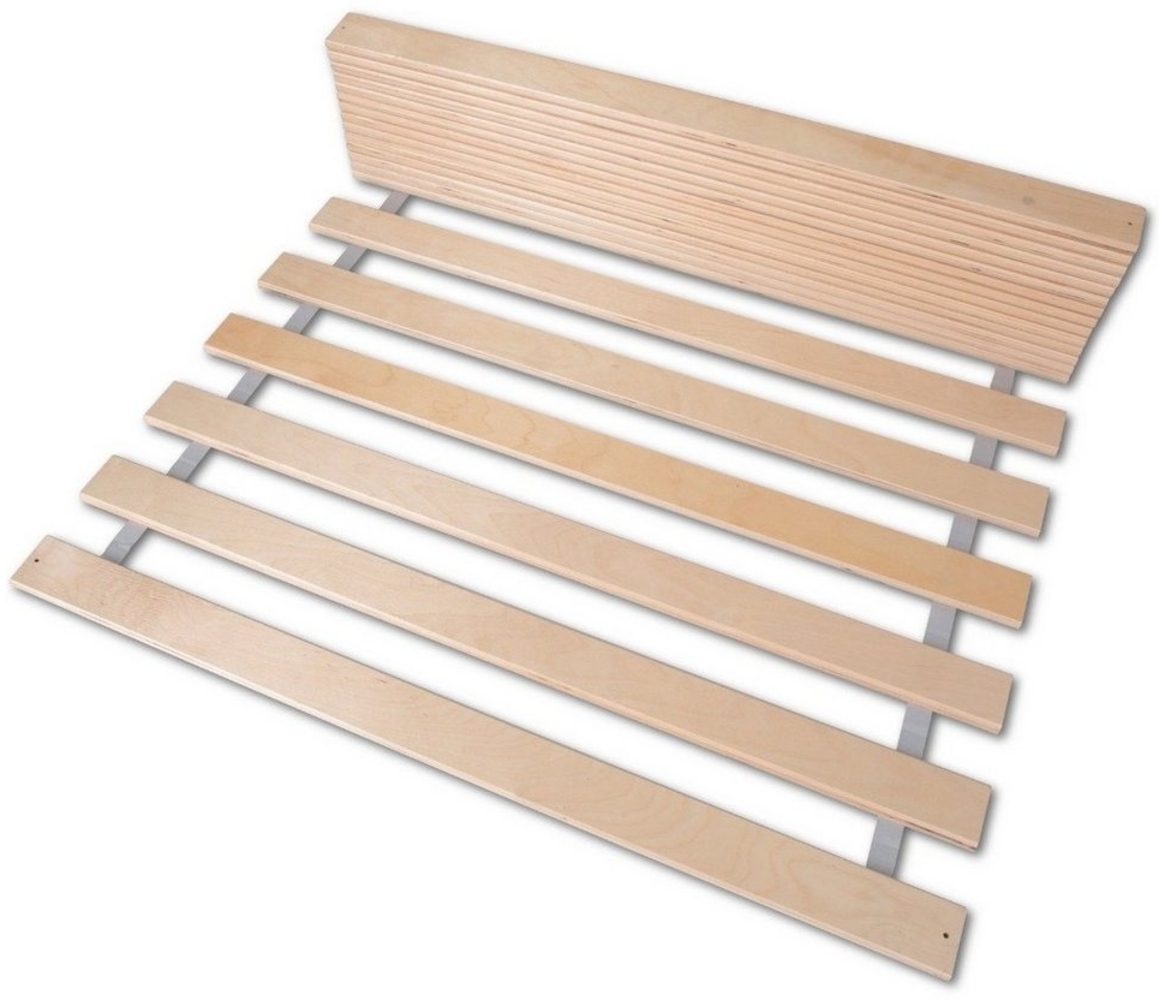 Stillerbursch Rolllattenrost massives Birkenholz Lattenrost Rollrost mit 20 Leisten verbunden 70 x 200 Bild 1