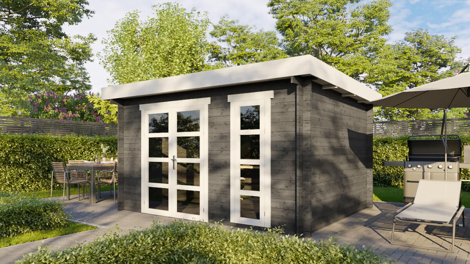 Gartenhaus Bergen 400 x 300 cm ALL IN Bild 1