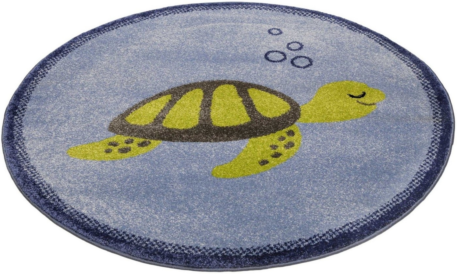 Esprit Kinderteppich Turtle ESP-40170, rund, Höhe: 13 mm, Kurzflorteppich mit Schildkröten Motiv Bild 1