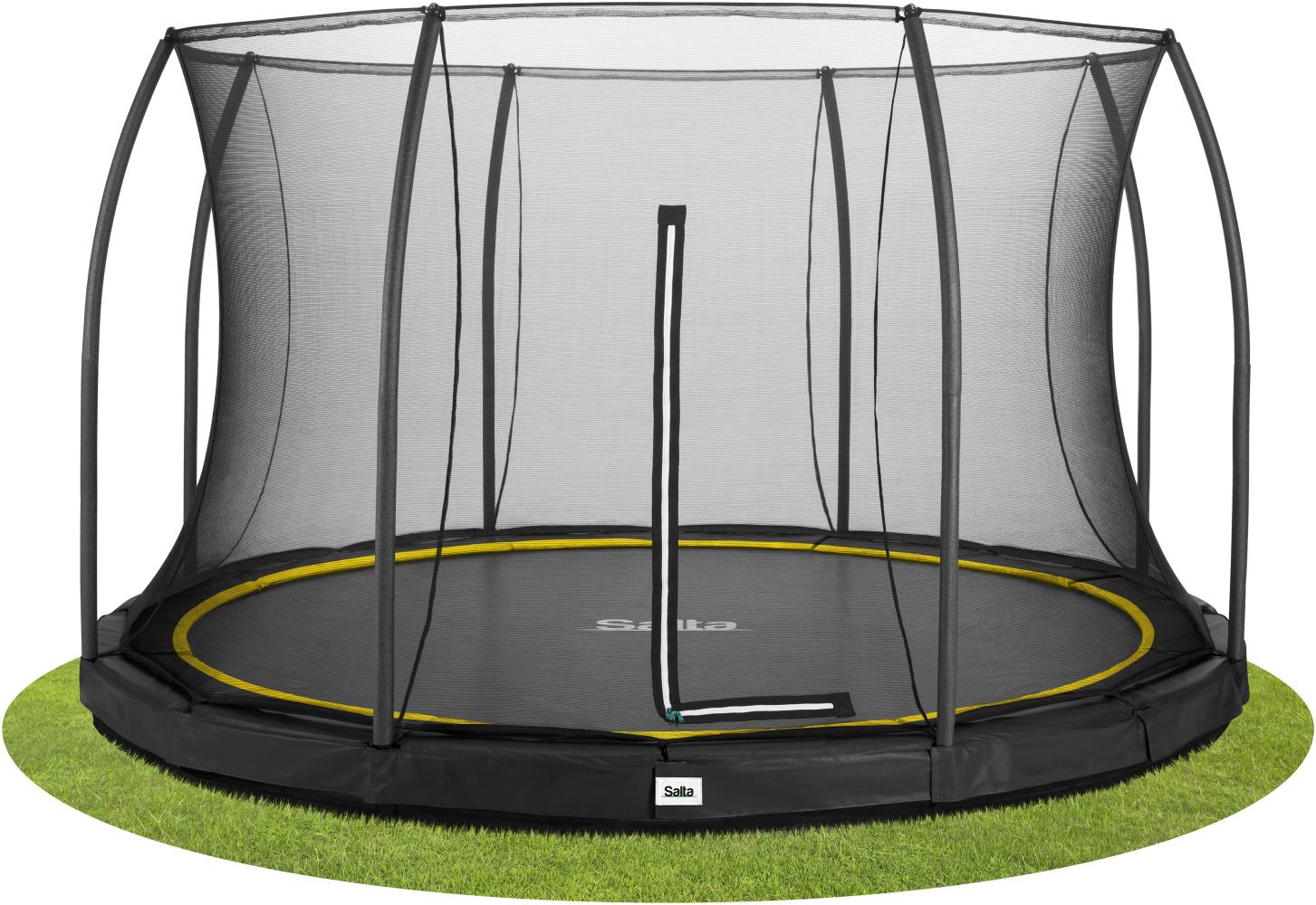 Salta 'Comfort Edition Ground' Rundes Bodentrampolin mit Netz, schwarz, 396 cm Bild 1