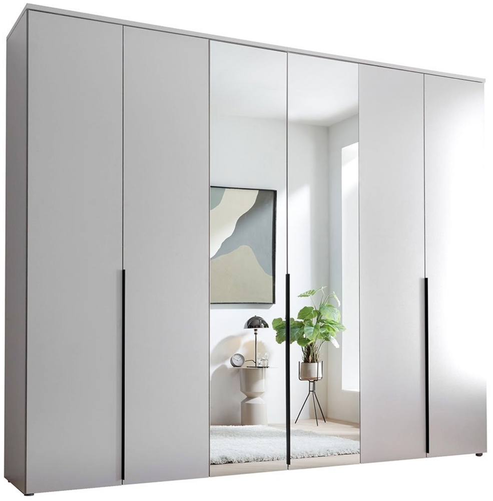 Kleiderschrank Konstanz / Kevo, Holzwerkstoff, Weiß, 270 x 225 x 52 cm Bild 1