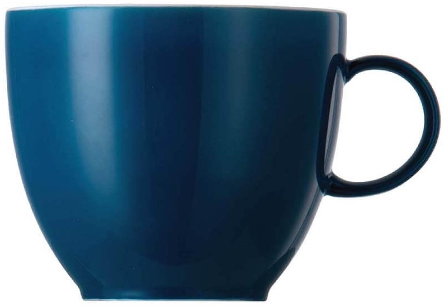 Thomas Sunny Day Kaffeetasse, Obertasse, Porzellan, Petrol Blue / Blau, Spülmaschinenfest, 200 ml, 14742 Bild 1