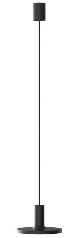 Licht-Erlebnisse Pendelleuchte EILWEN, ohne Leuchtmittel, Metall H: max. 130 cm rund D: 20 cm Schwarz GU10 Bild 1