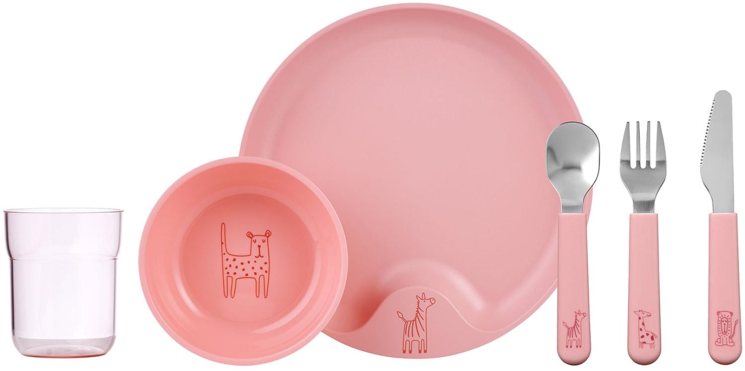 Mepal MIO Kindergeschirrset deep pink 6-teilig - A Bild 1