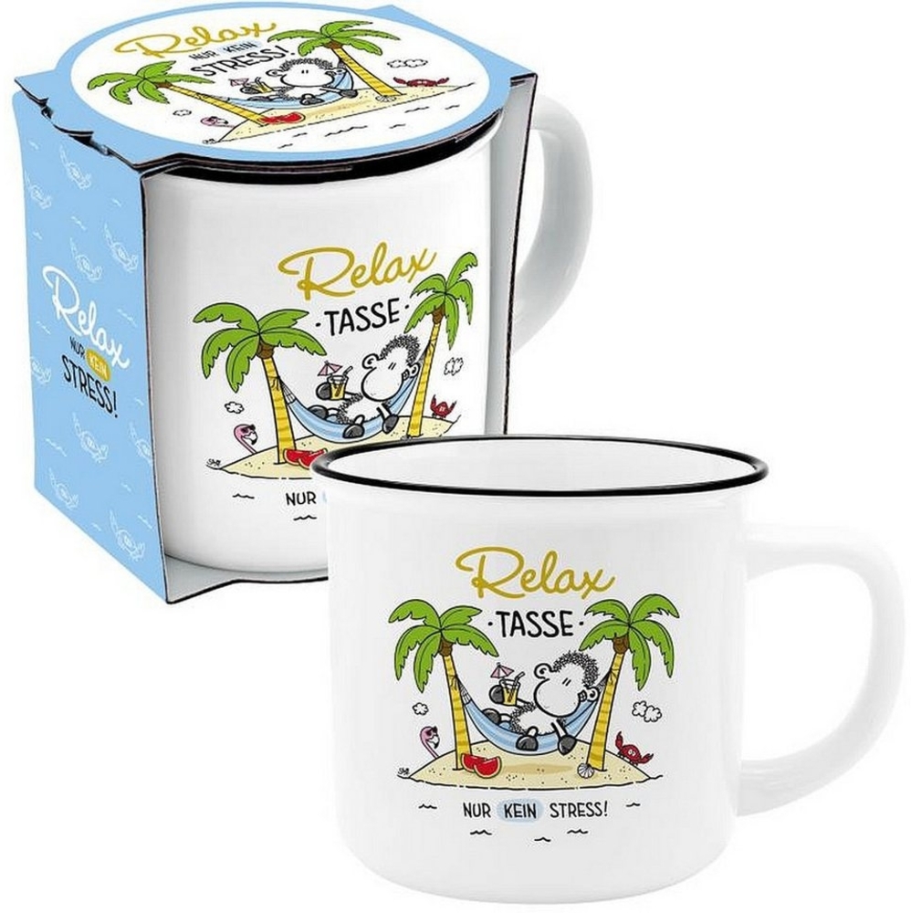 Tasse Lieblings-Becher Kaffeetasse Bürotasse Geschenk Sheepworld RELAX 074123 Bild 1