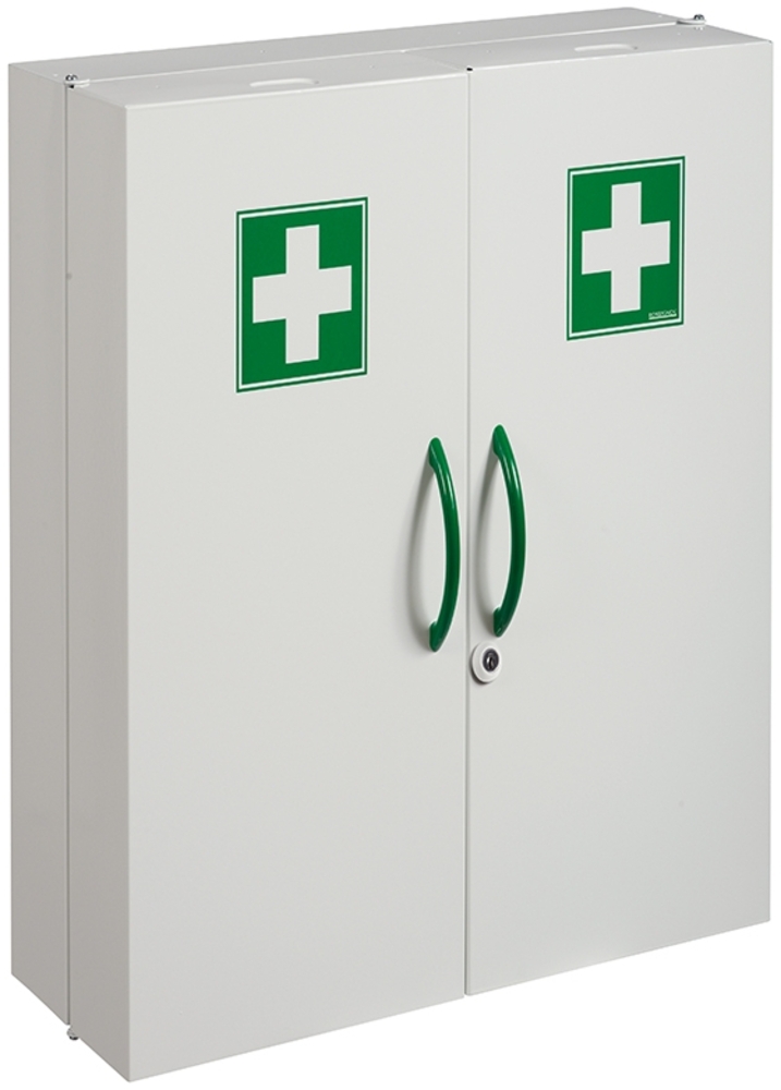 Rossignol 50201 CLINIX Arzneischrank 2-türig, weiß, abschließbar / Medikamentenschrank Bild 1