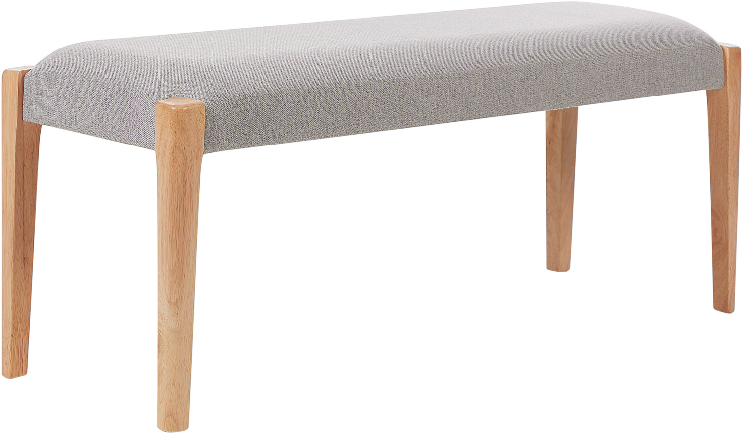 Bank ELYRIA Heller Holzfarbton Stoff Bild 1