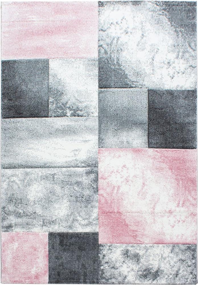 Kurzflor Teppich Hara rechteckig - 120x170 cm - Pink Bild 1