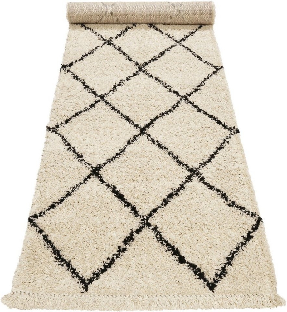 Wecon home Hochflor-Läufer STUDIO two, rechteckig, Höhe: 35 mm, weicher und kuscheliger Flor, Wohnzimmer, Schlafzimmer, im Berber-Stil Bild 1