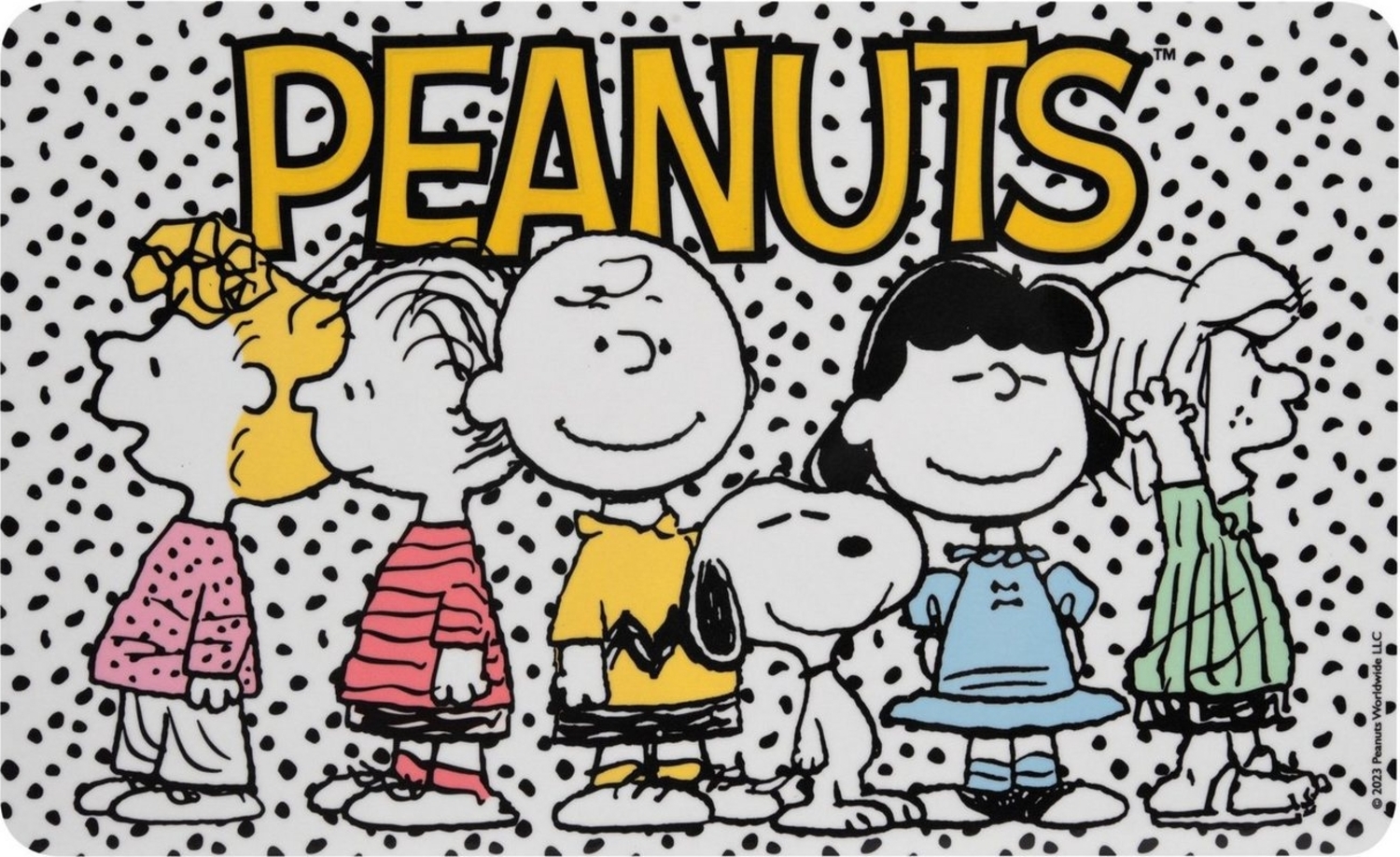 United Labels® Frühstücksbrett Peanuts - Family - Charlie Brown, Snoopy, Sally, Linus, Lucy, Patty, Resopal Bild 1