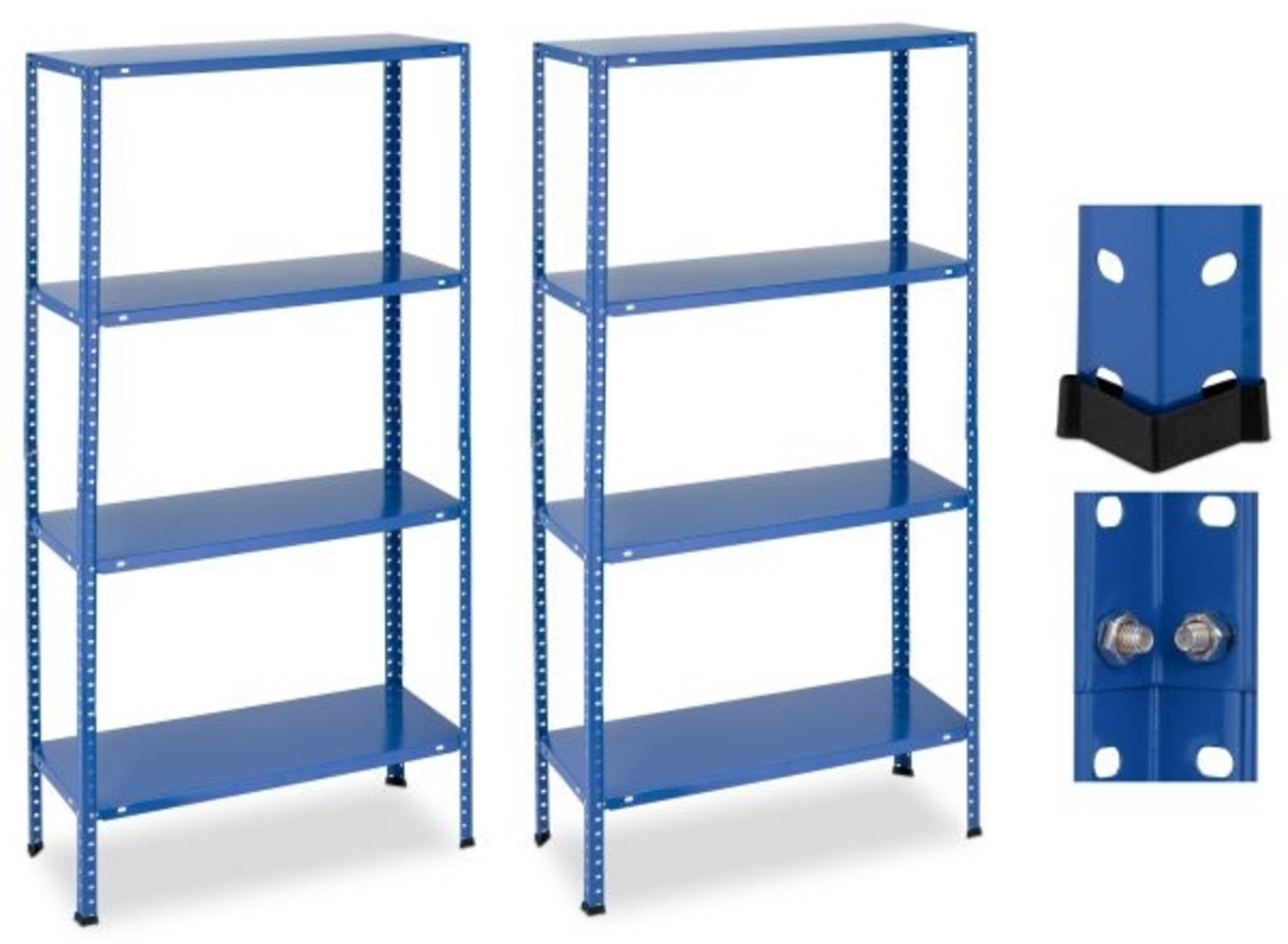 Blaues Schwerlastregal 2er Set Bild 1